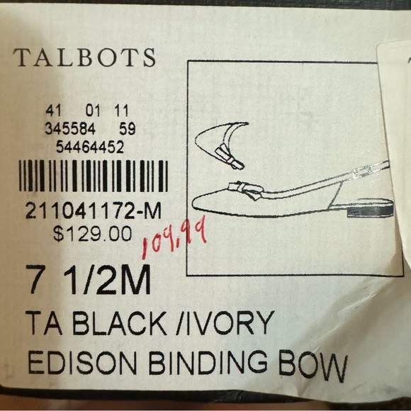 Talbots polka dots flats - Picture 3 of 8